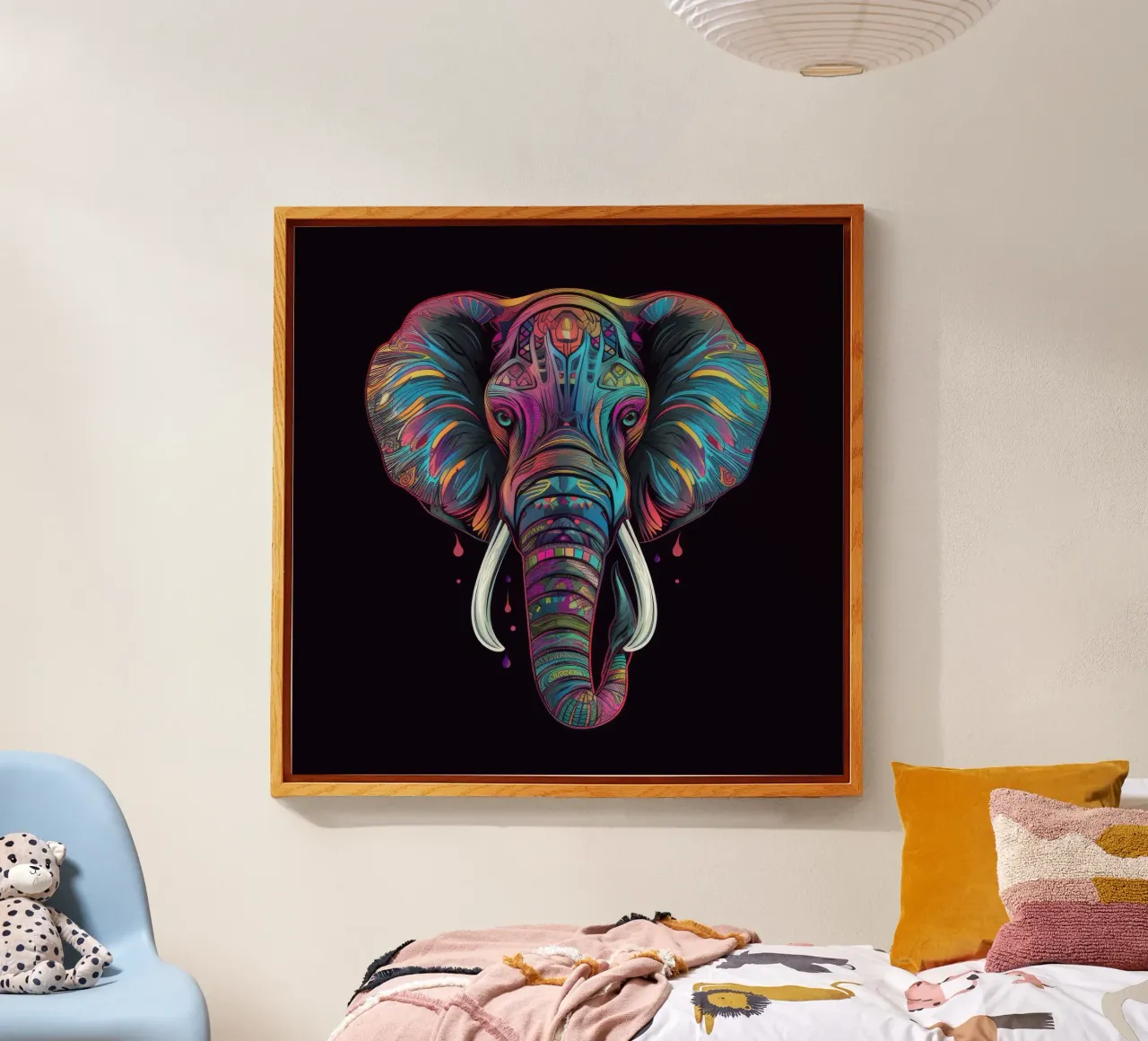 Elefante Tatoo plexiglass da Animal Portraits