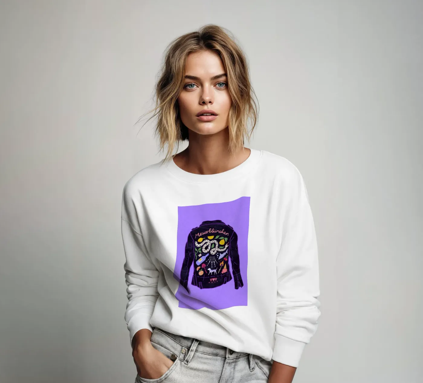 Jacket sweatshirt by Laura O'Connor