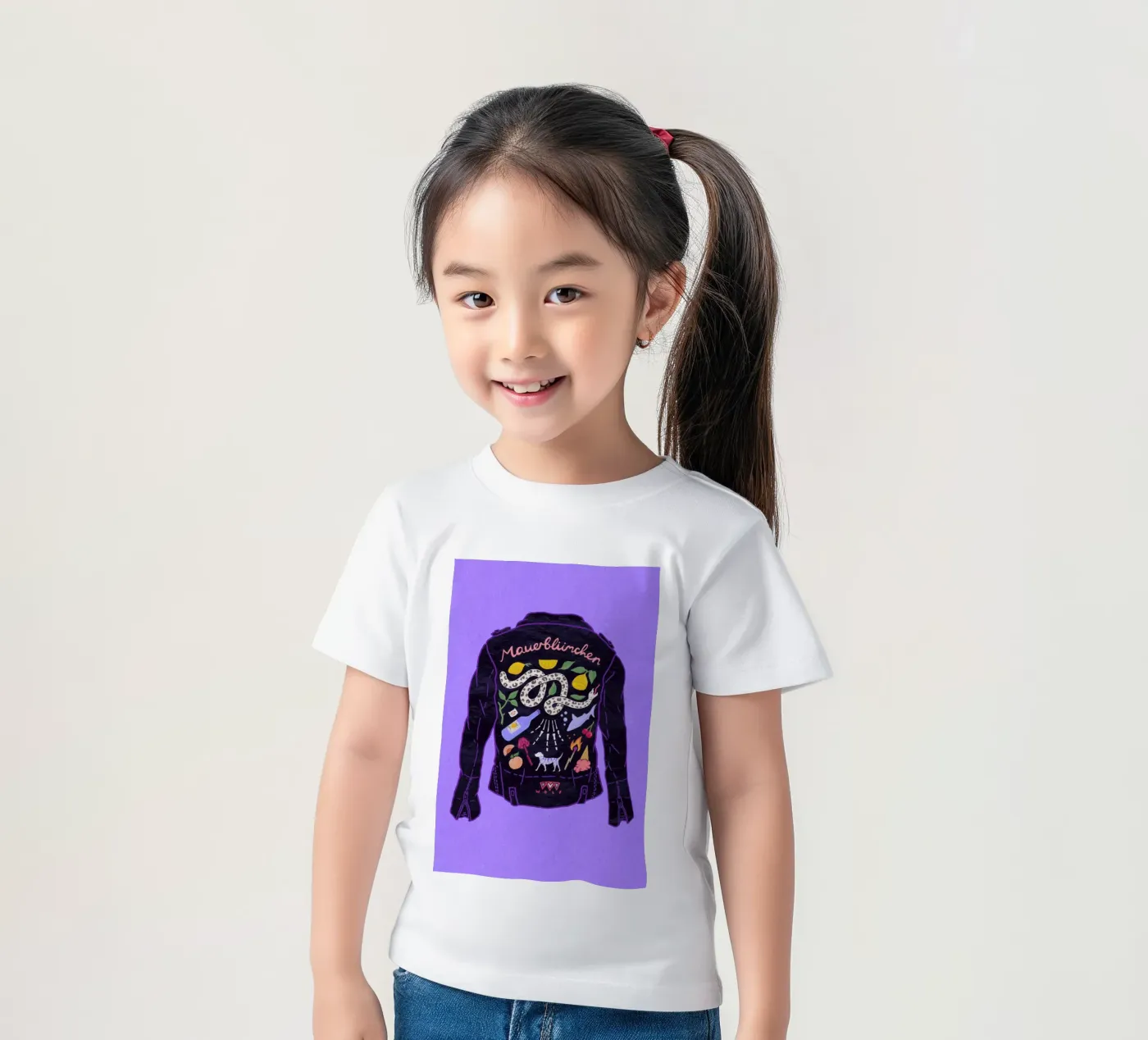 Jacket kids t-shirt by Laura O'Connor