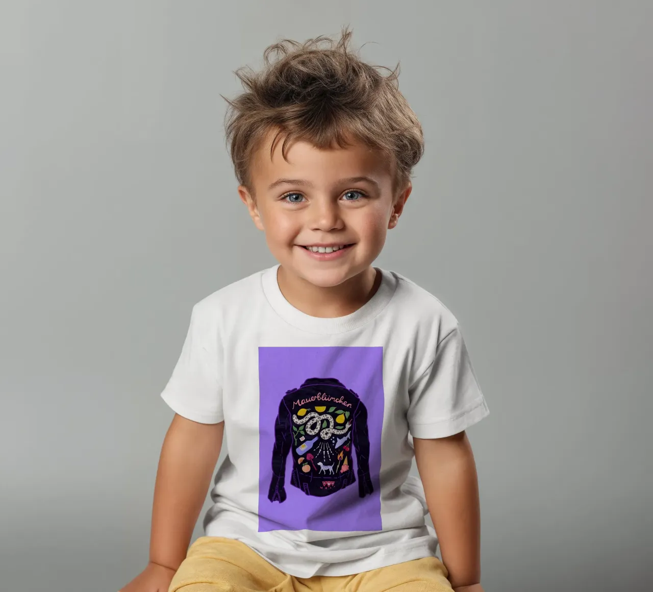 Jacket kids t-shirt by Laura O'Connor