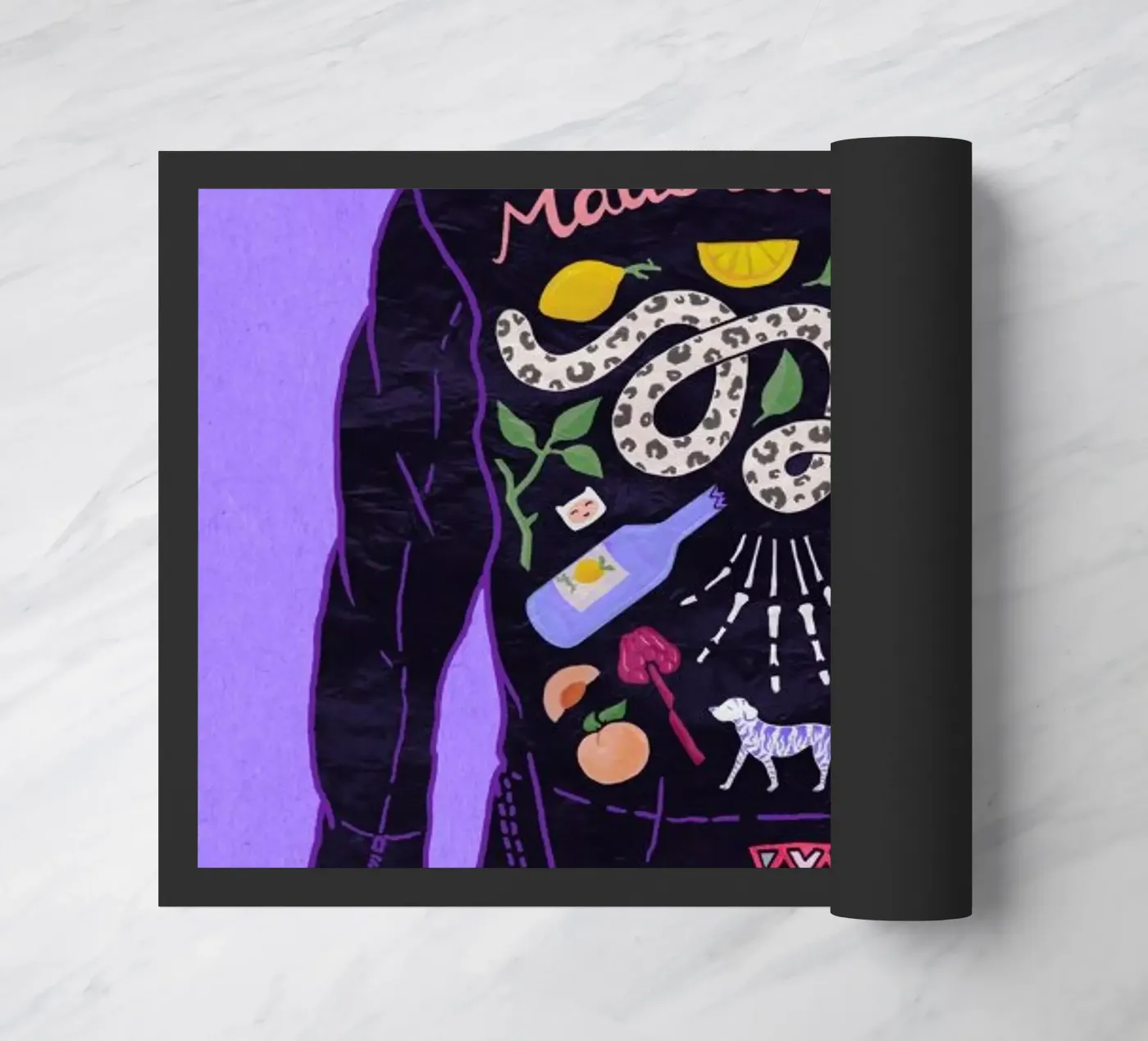 Jacket doormat by Laura O'Connor