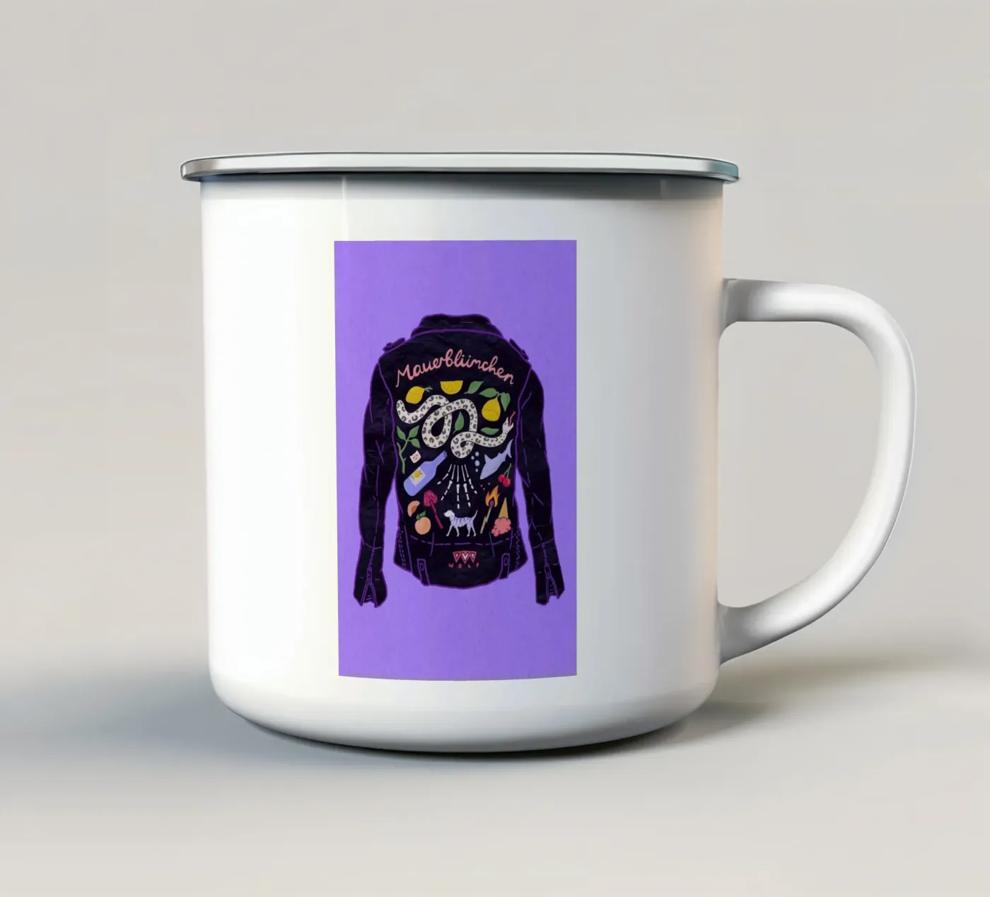 Jacket emaille mok van Laura O'Connor