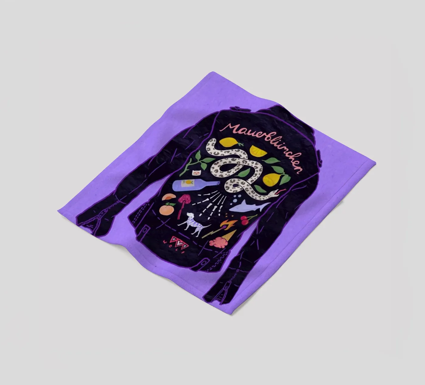 Jacket fleecedeken van Laura O'Connor