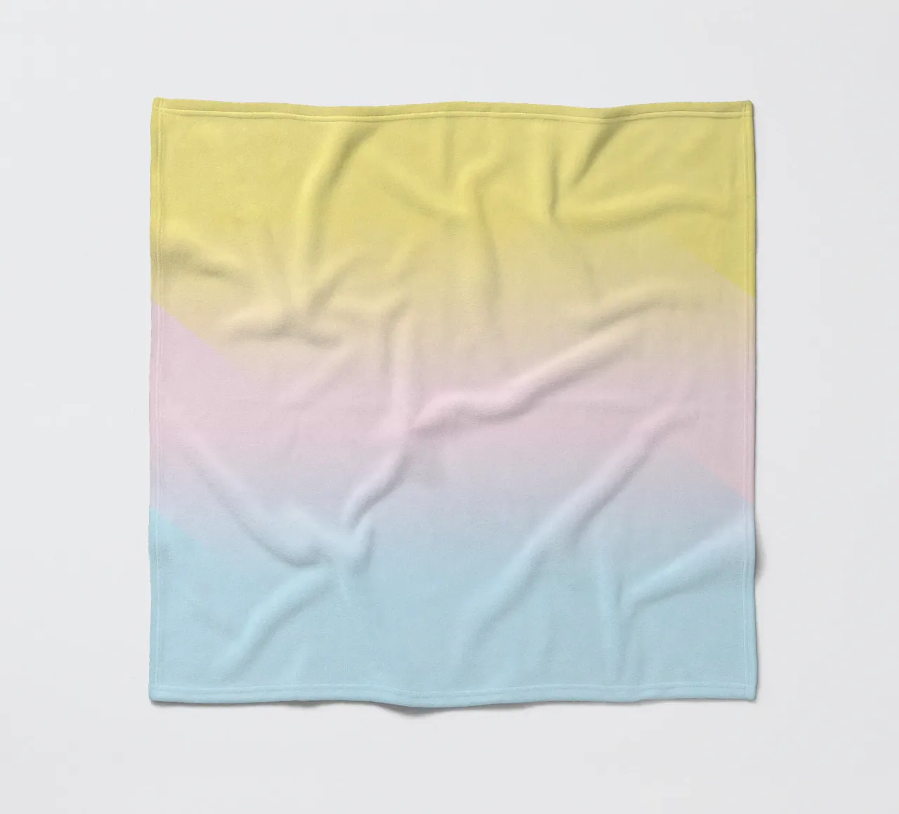 Sunny Gradient fleece blanket by lovely lines
