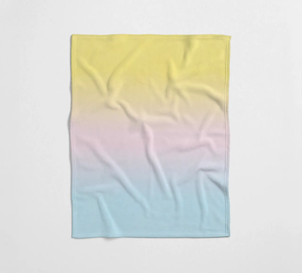 Sunny Gradient fleece blanket by lovely lines