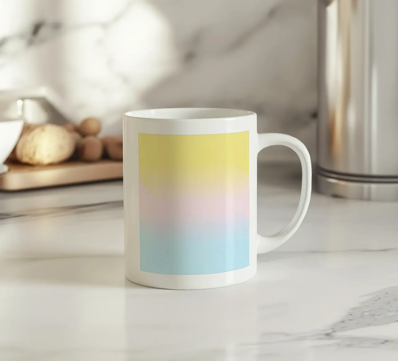 Sunny Gradient keramische mok van lovely lines
