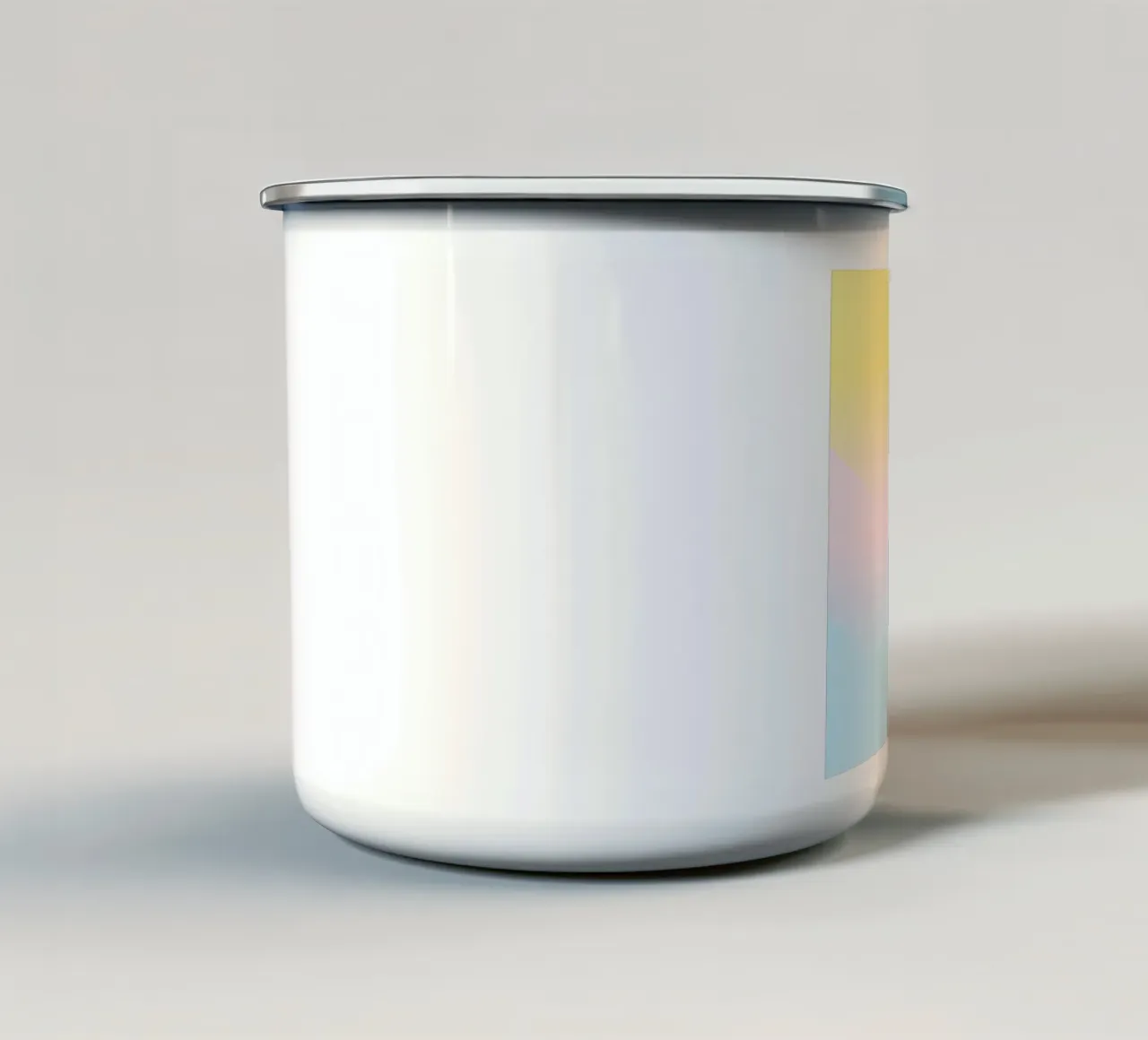 Sunny Gradient taza de esmalte de lovely lines