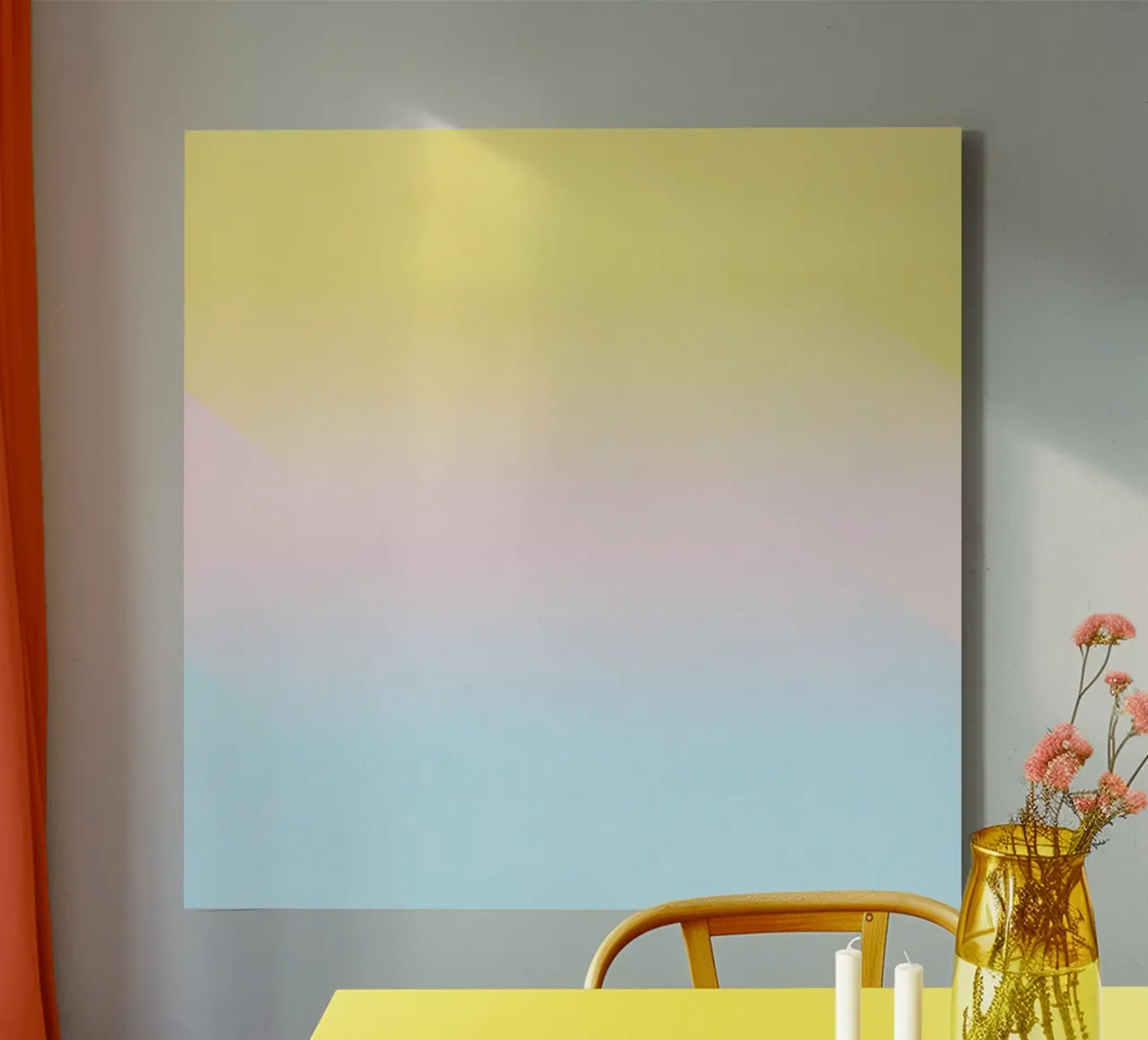 Sunny Gradient tela con Cornice a cassetta da lovely lines