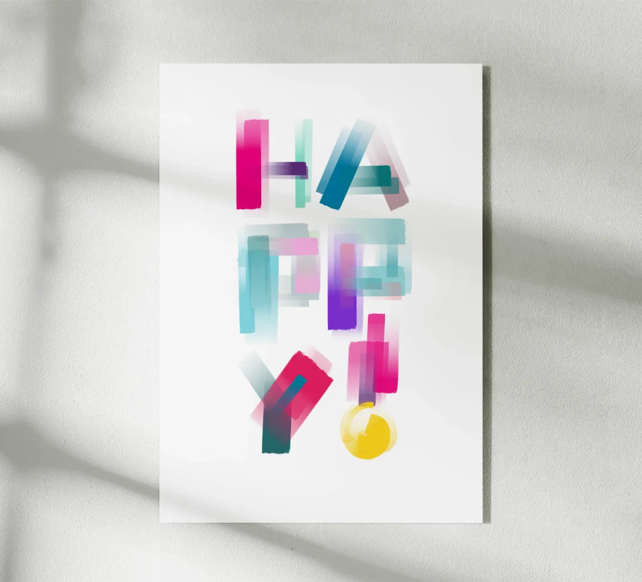 HAPPY! plexiglass da LIMITED EDITION LETTERS