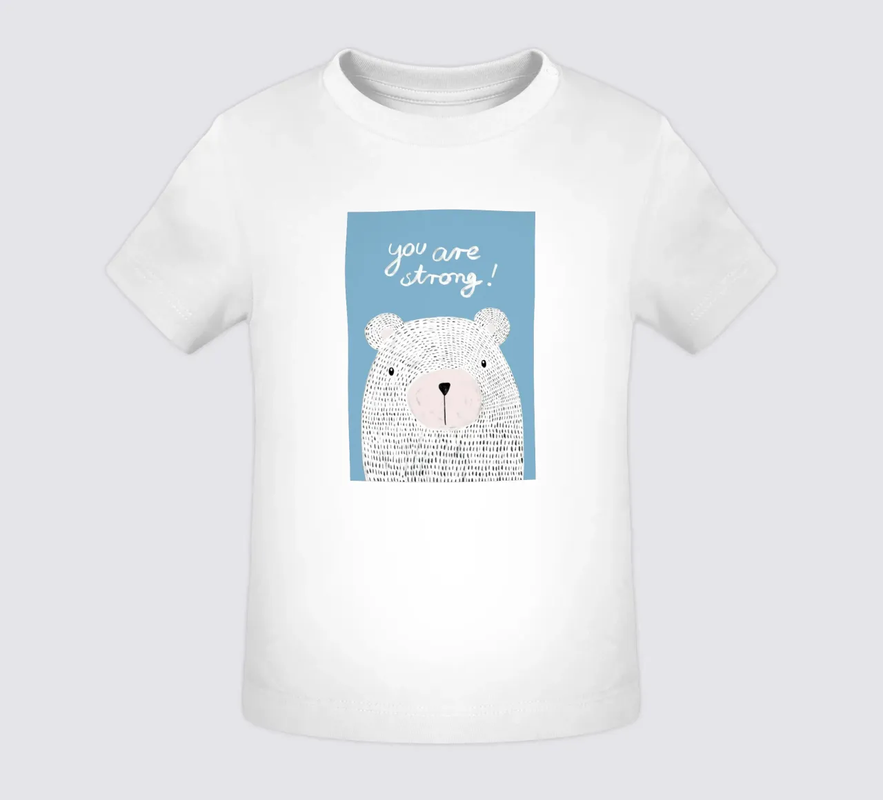 You are strong maglietta neonato da BAINAI KIDS