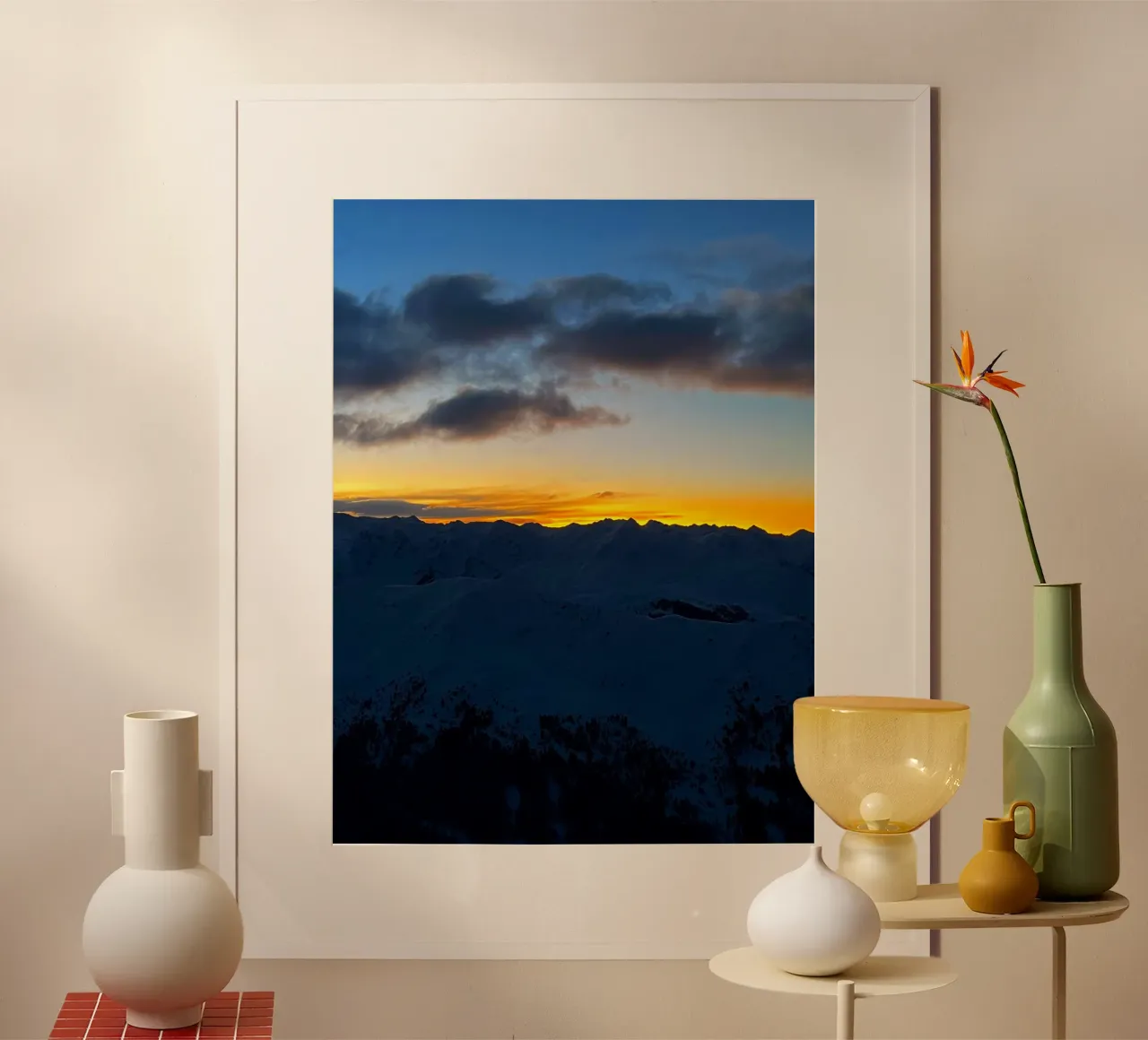 Mountain Sundowner poster da Mexpresso