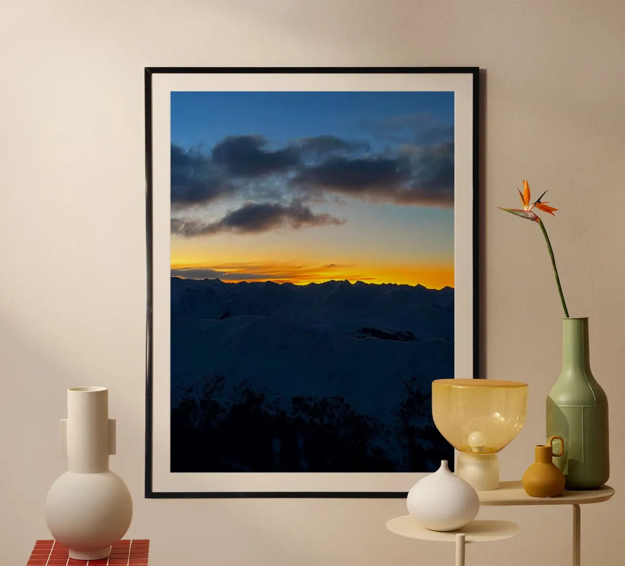 Mountain Sundowner poster da Mexpresso
