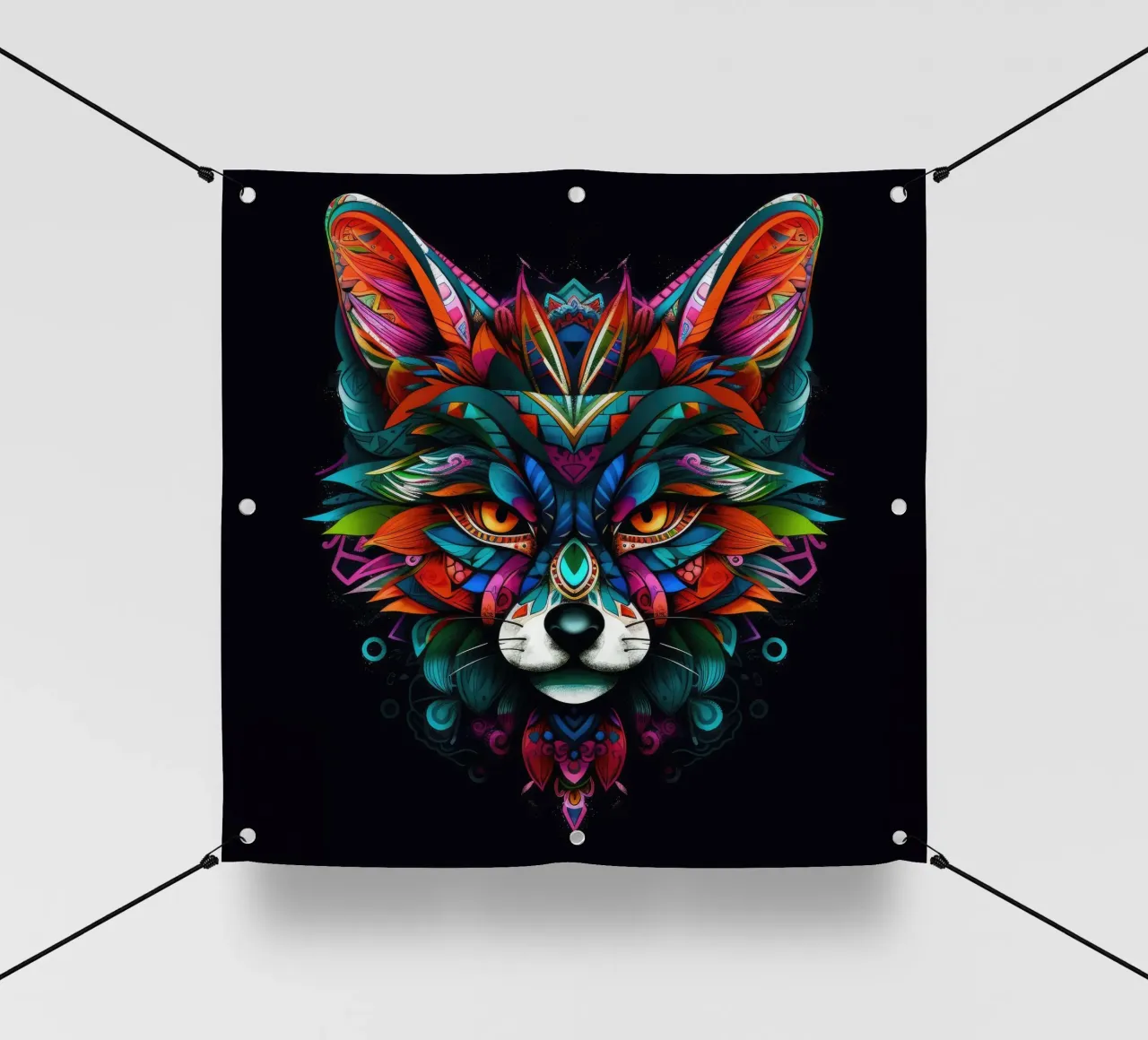 Volpe Tatoo telo in pvc da Animal Portraits