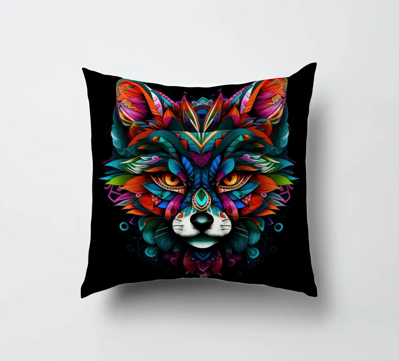 Volpe Tatoo cuscino da Animal Portraits