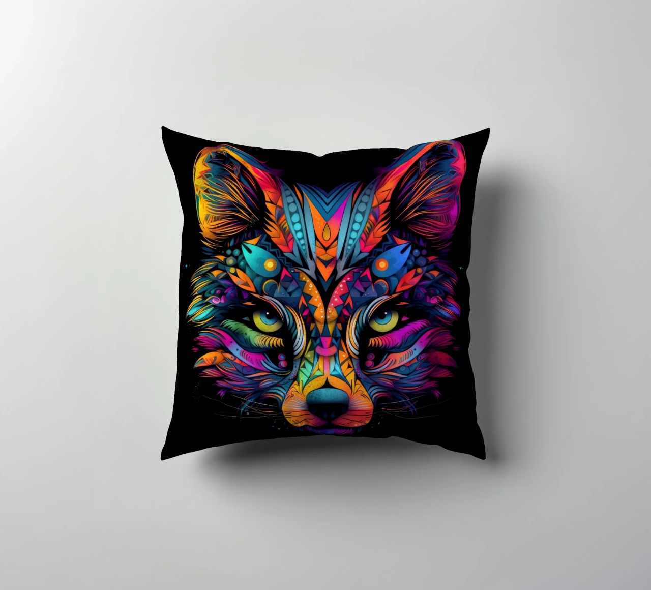 Volpe Tatoo cuscino da Animal Portraits