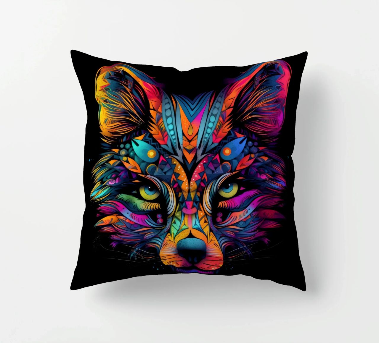 Volpe Tatoo cuscino da Animal Portraits