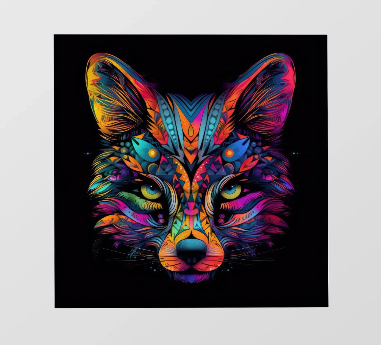 Volpe Tatoo pellicola backlit da Animal Portraits