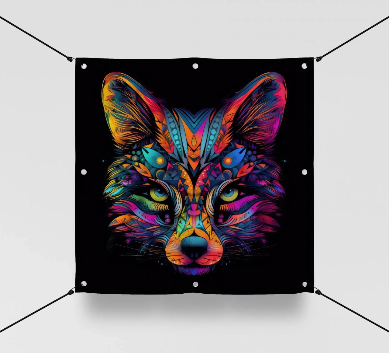 Volpe Tatoo telo in pvc da Animal Portraits