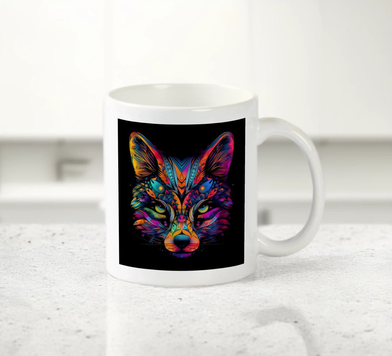 Volpe Tatoo tazza in ceramica da Animal Portraits
