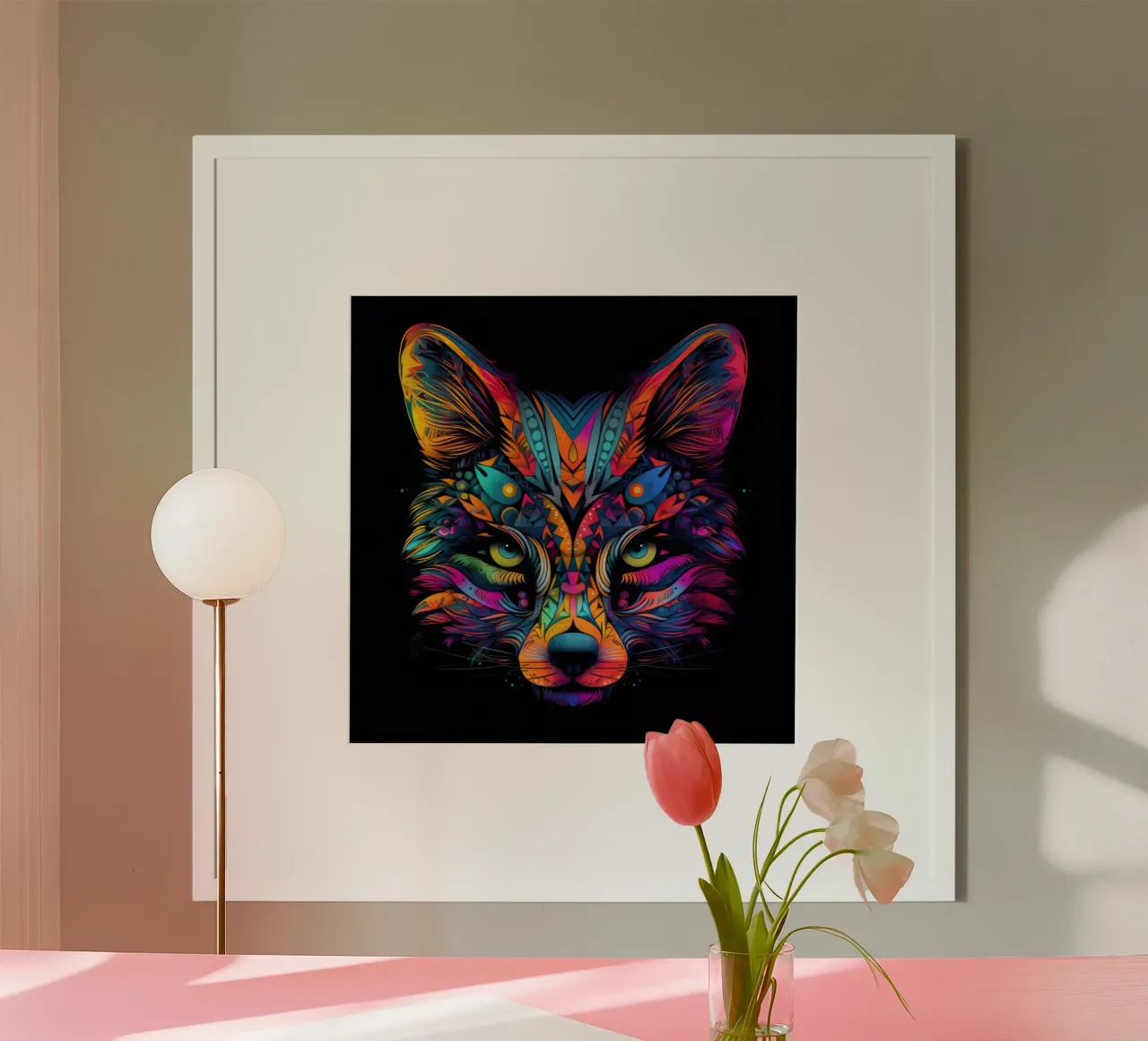 Tatoo Fox poster de Animal Portraits