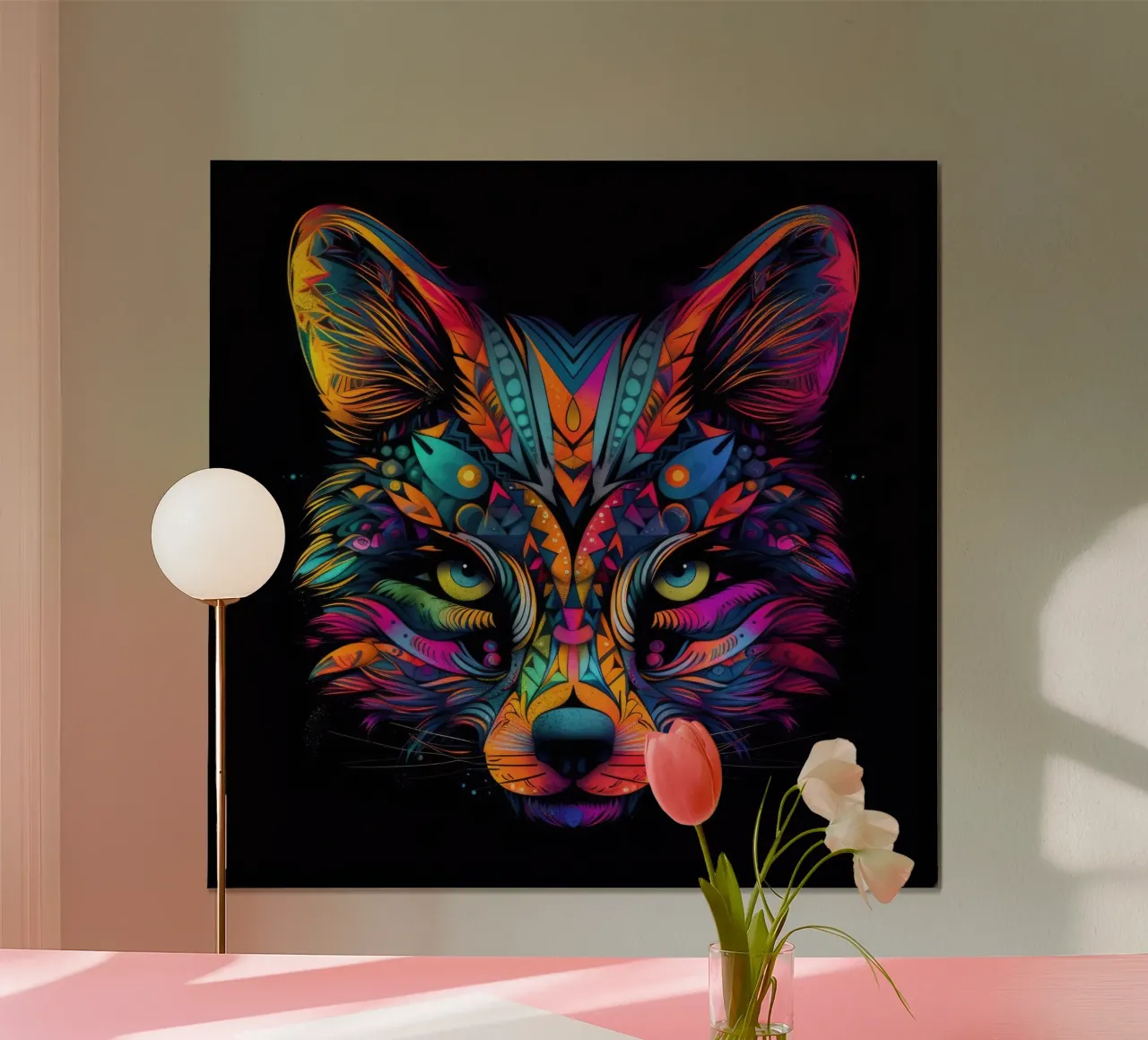 Tatoo Fox poster de Animal Portraits