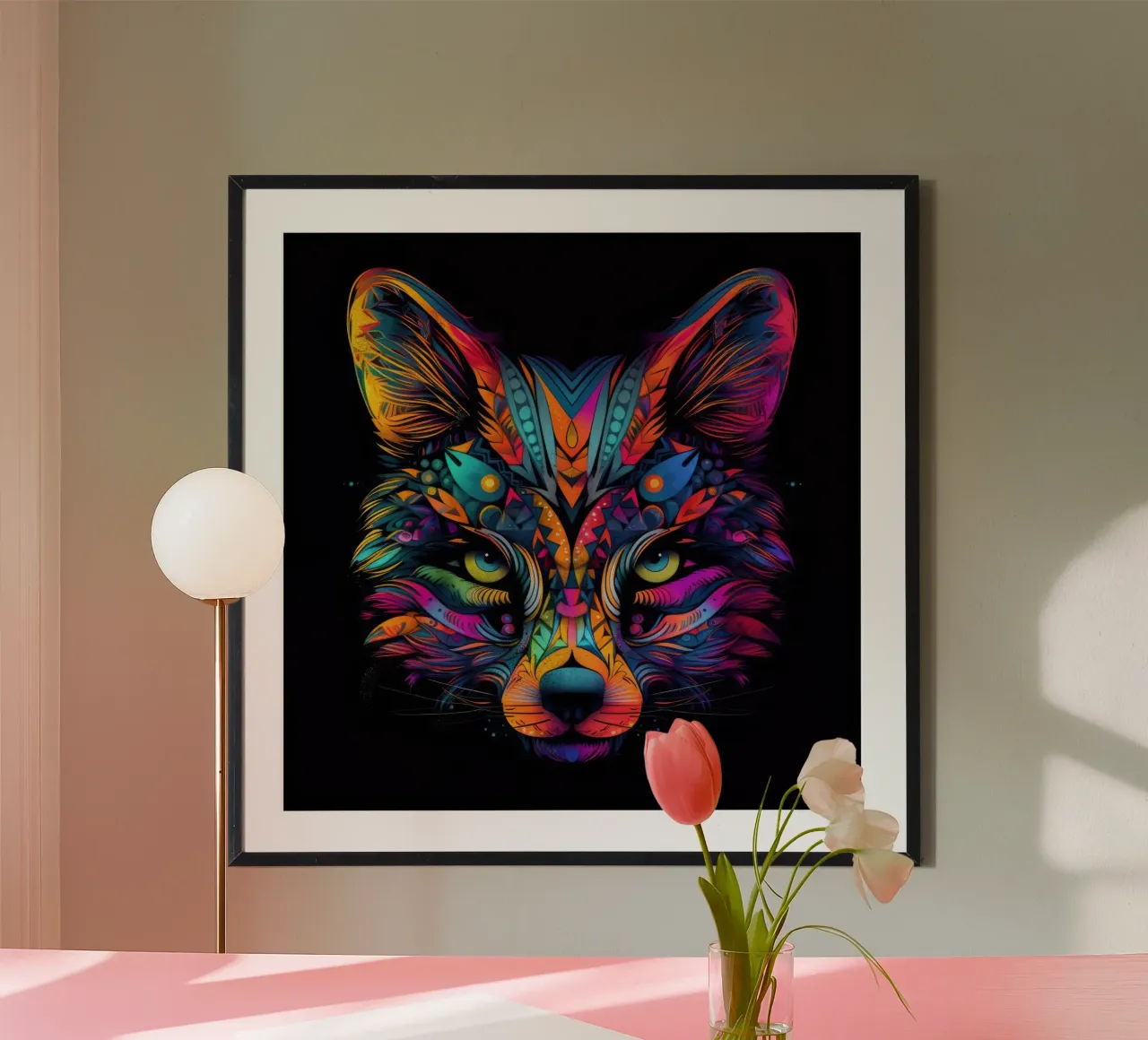 Tatoo Fox poster de Animal Portraits