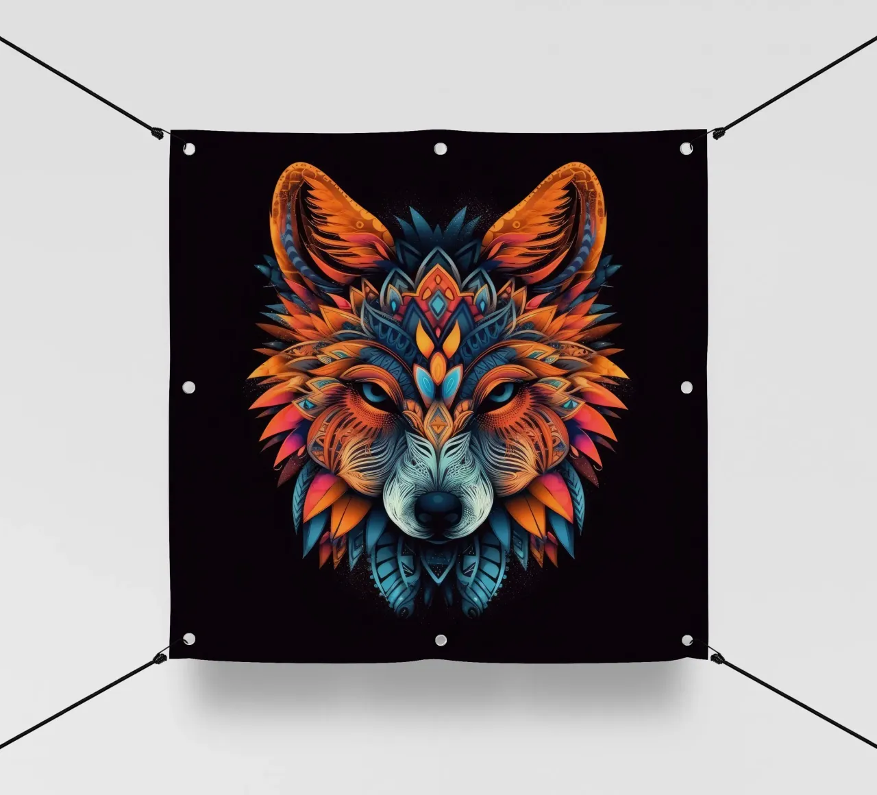 Tatoo Fox pvc cover by Animal Portraits