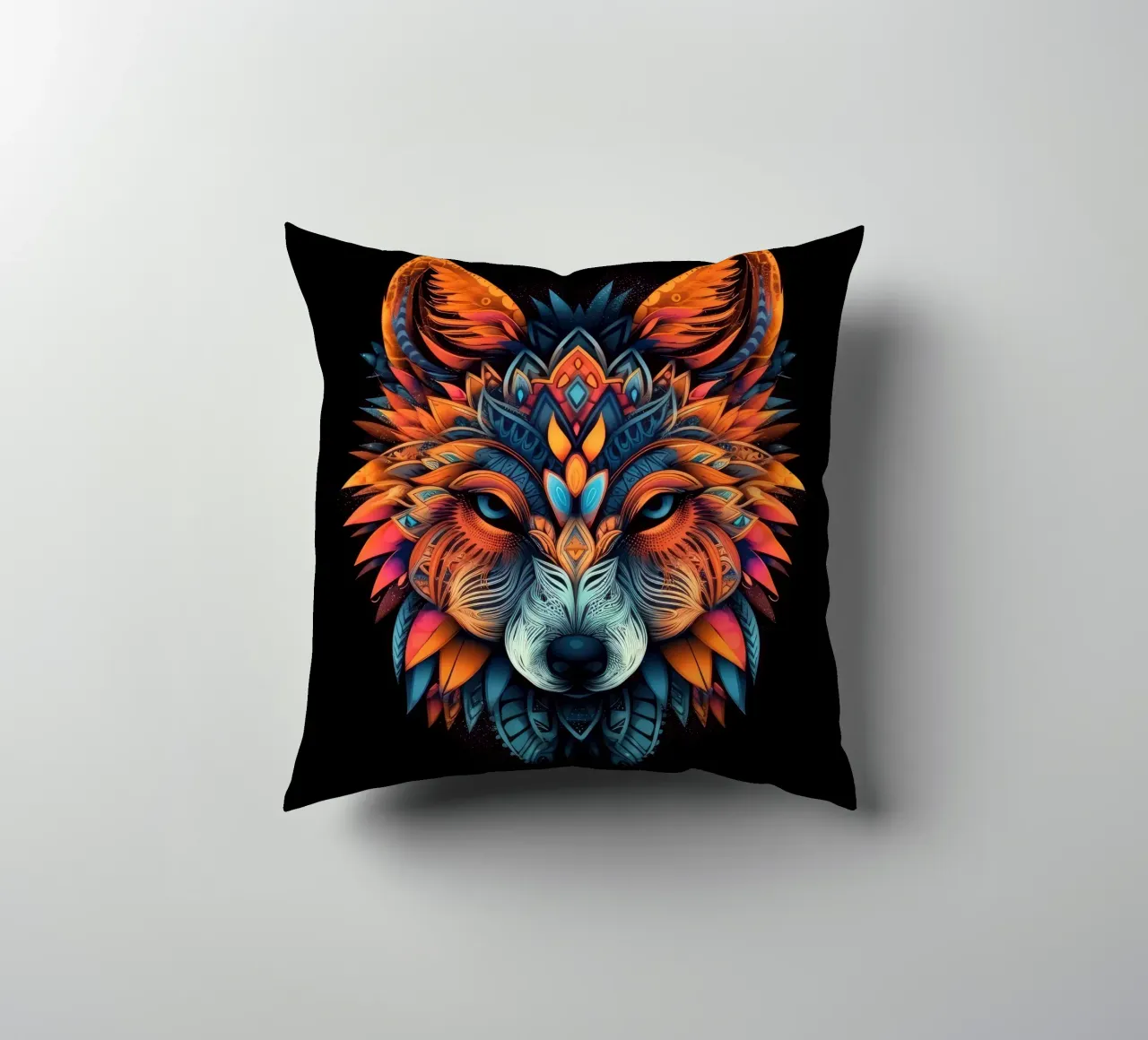 Volpe Tatoo cuscino da Animal Portraits