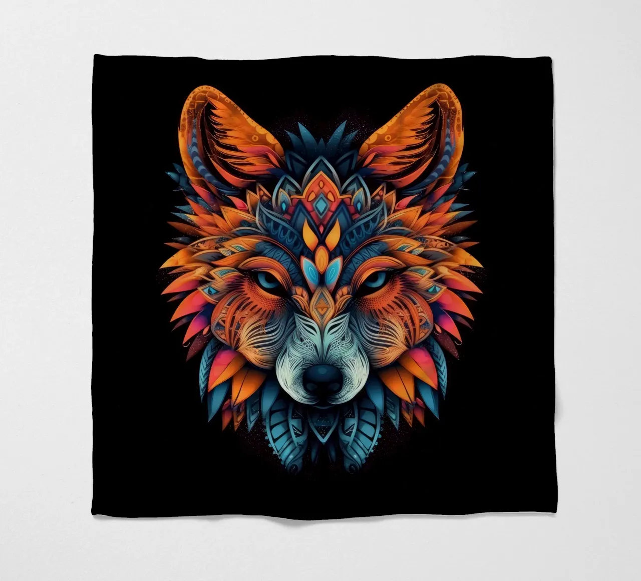 Volpe Tatoo coperta in pile da Animal Portraits