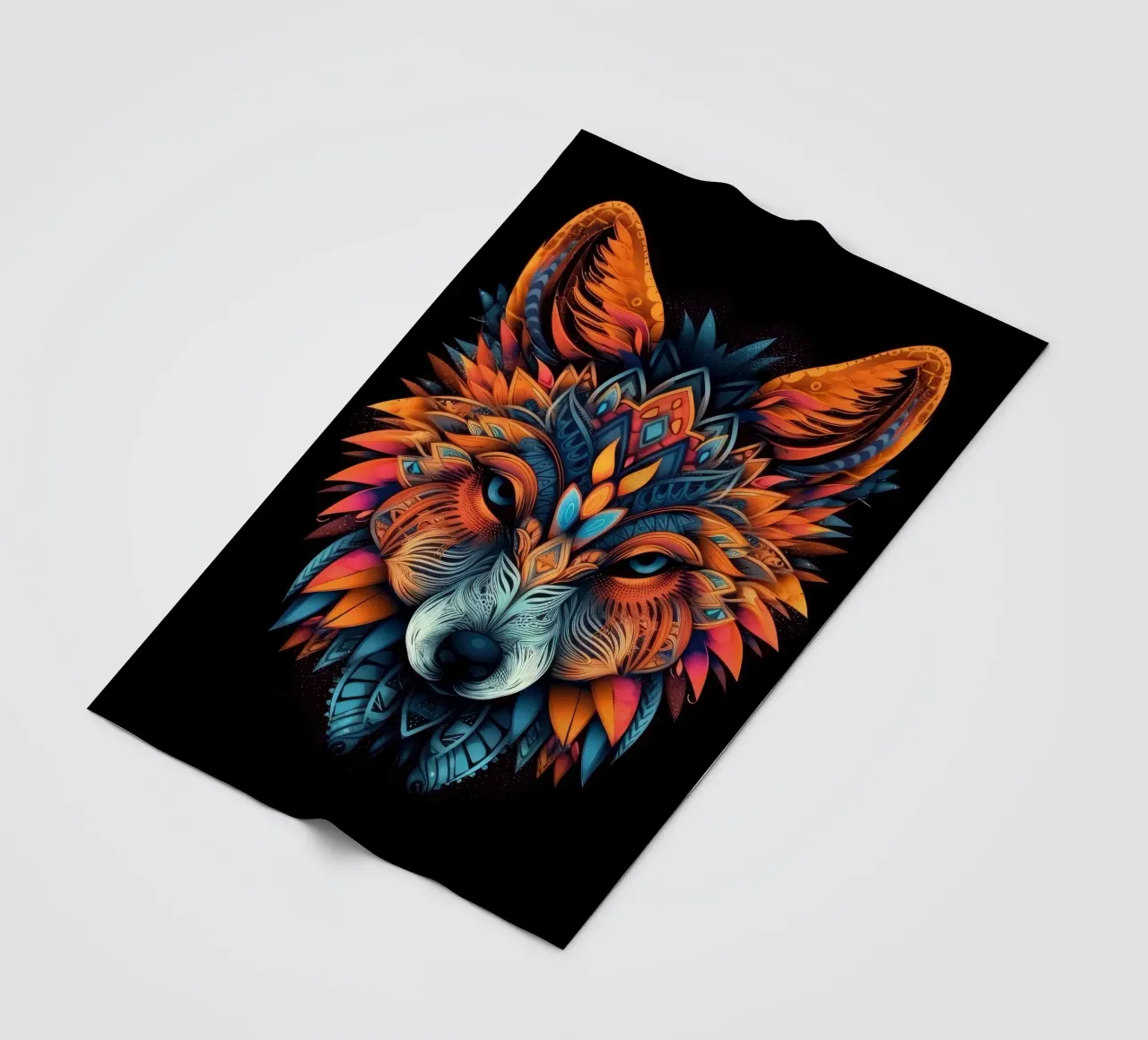 Volpe Tatoo coperta in pile da Animal Portraits