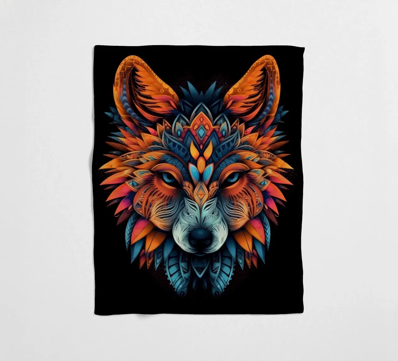 Volpe Tatoo coperta in pile da Animal Portraits