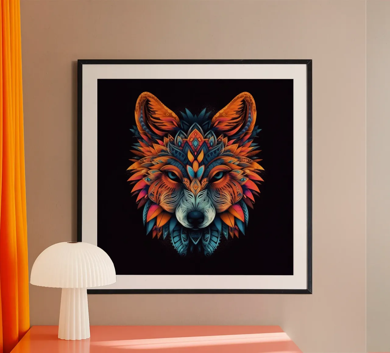 Tatoo Fox poster de Animal Portraits