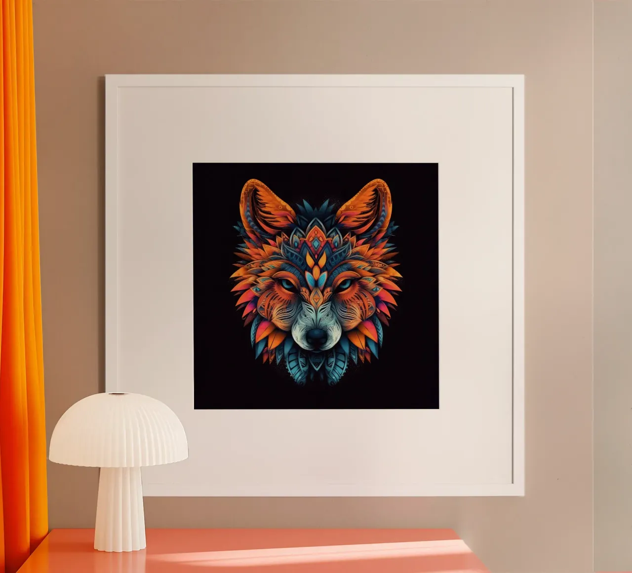 Tatoo Fox poster de Animal Portraits