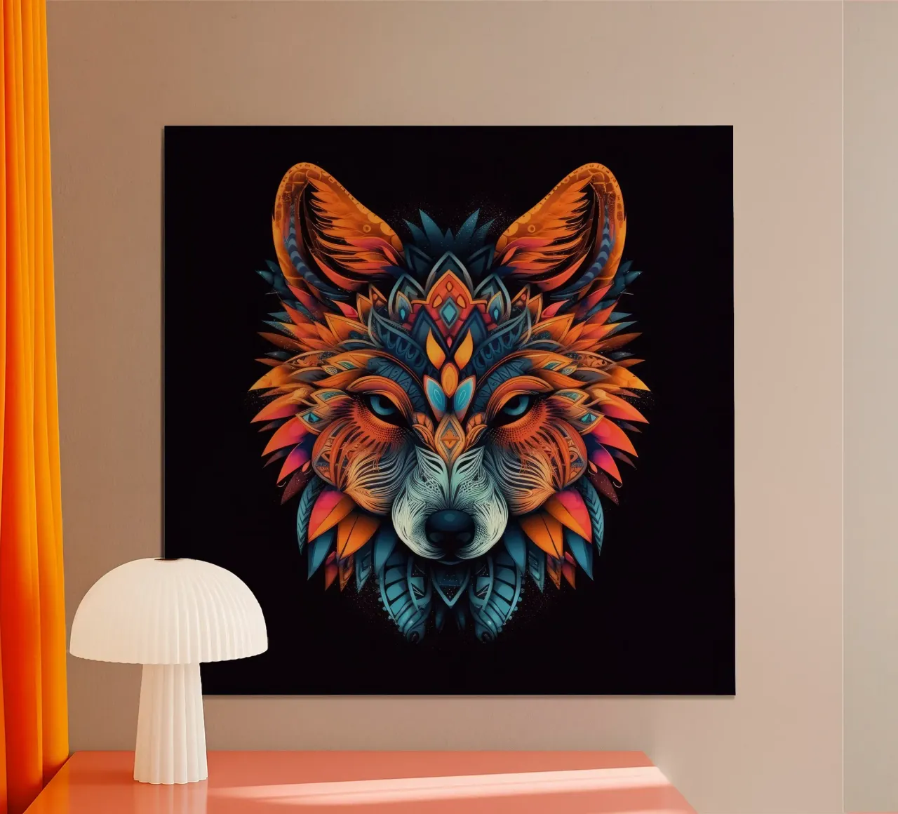 Tatoo Fox poster de Animal Portraits