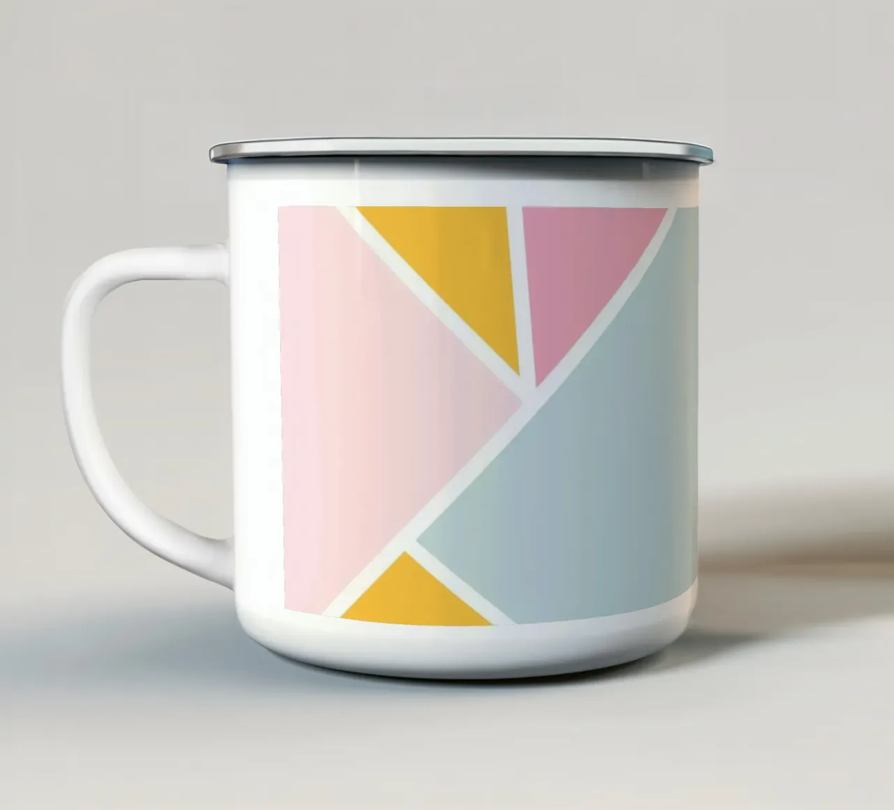 Polygon Pastell tazza in smalto da BAINAI