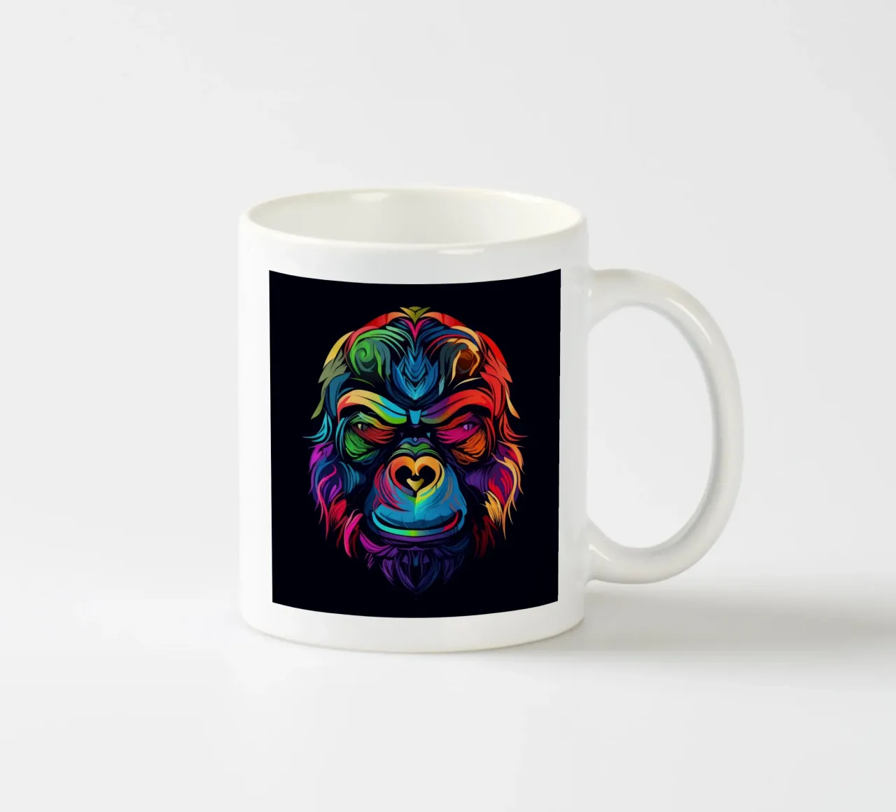 Tatoo Gorilla tazza in ceramica da Animal Portraits