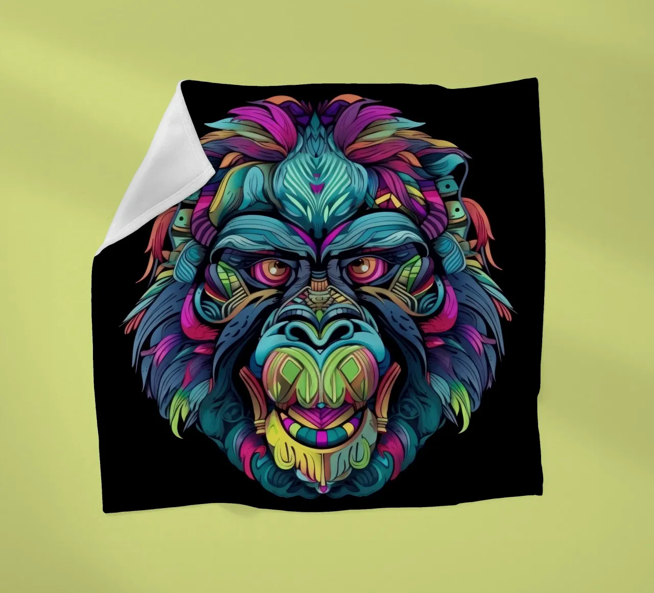 Tatoo Gorilla coperta in pile da Animal Portraits