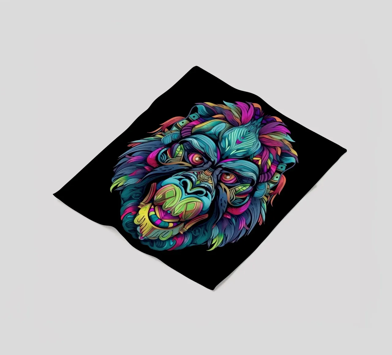 Tatoo Gorilla coperta in pile da Animal Portraits