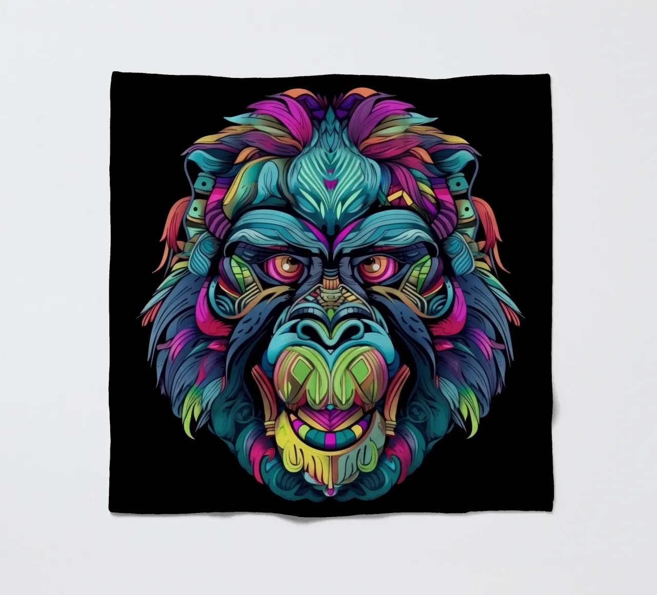 Tatoo Gorilla coperta in pile da Animal Portraits