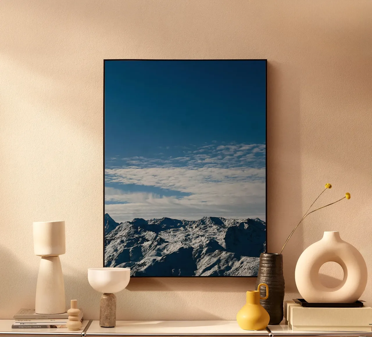 Echoes of Ice in a Blue Dawn alluminio dibond da Mexpresso
