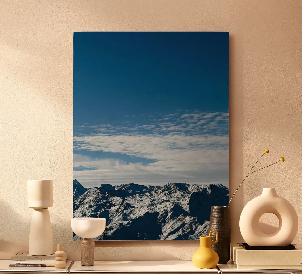 Echoes of Ice in a Blue Dawn alluminio dibond da Mexpresso
