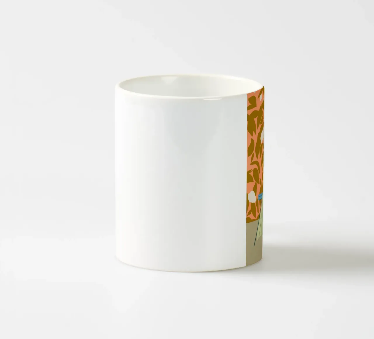 Panchina con gonna verde tazza in ceramica da Kamera Obskura