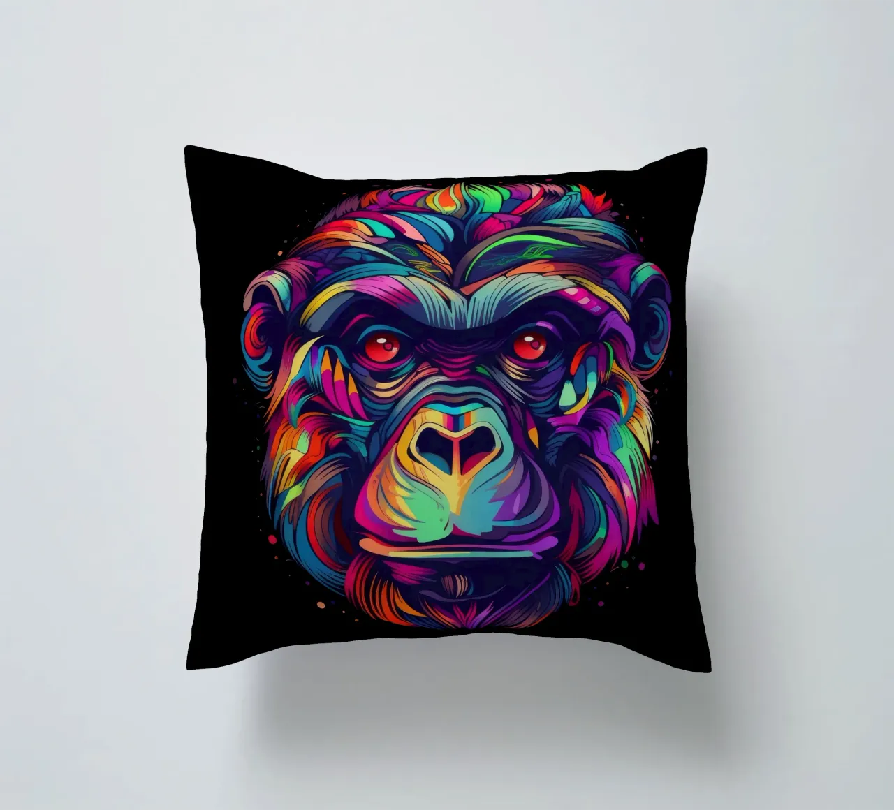 Tatoo Gorilla cuscino da Animal Portraits
