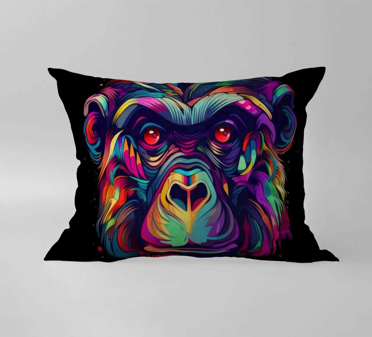 Tatoo Gorilla cuscino da Animal Portraits
