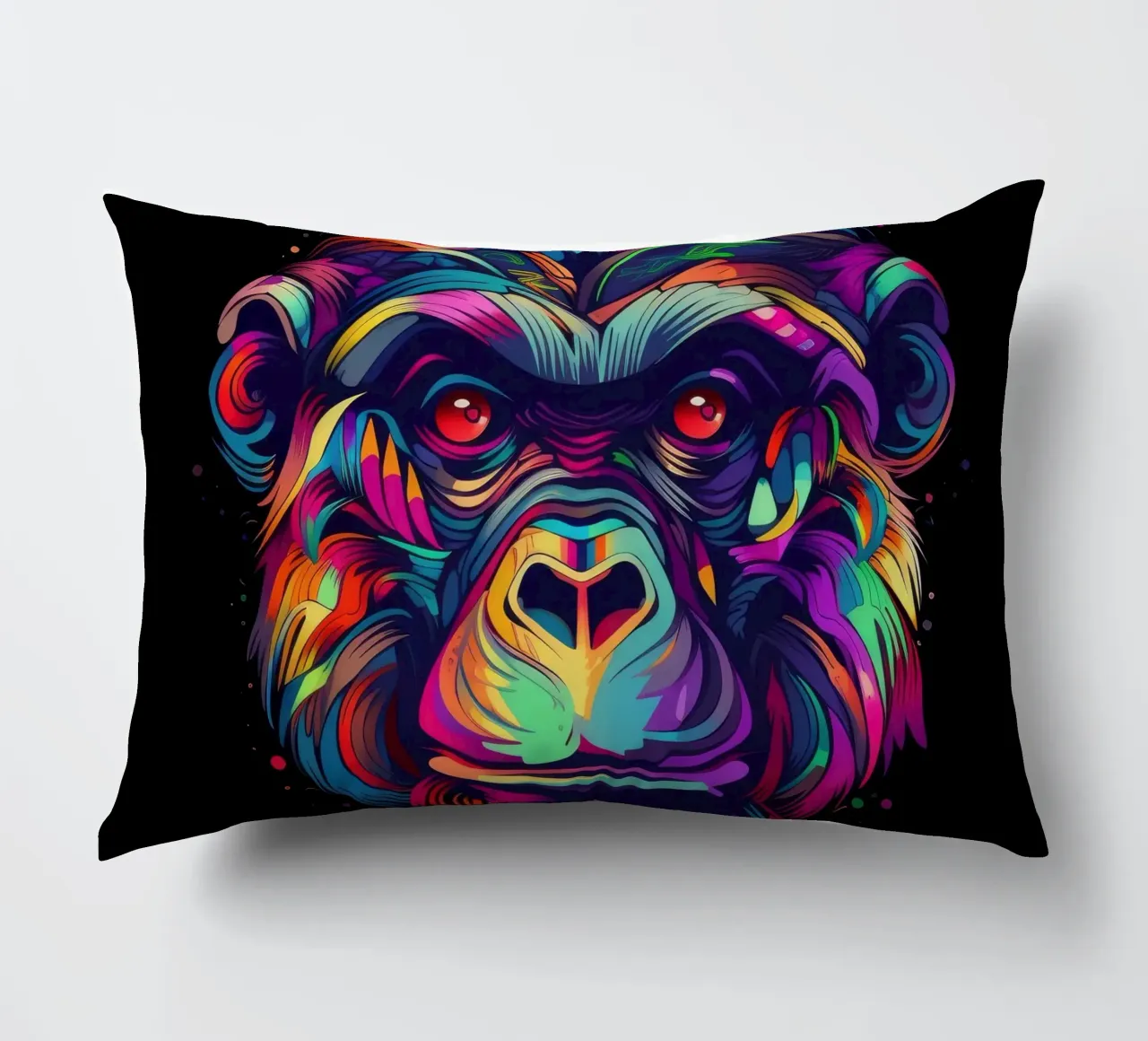Tatoo Gorilla cuscino da Animal Portraits