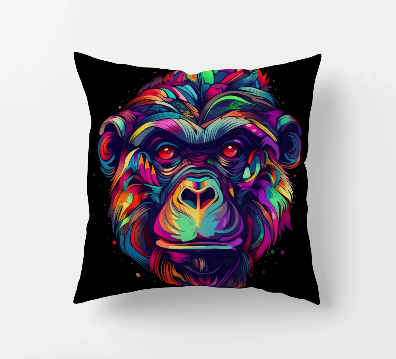 Tatoo Gorilla cuscino da Animal Portraits