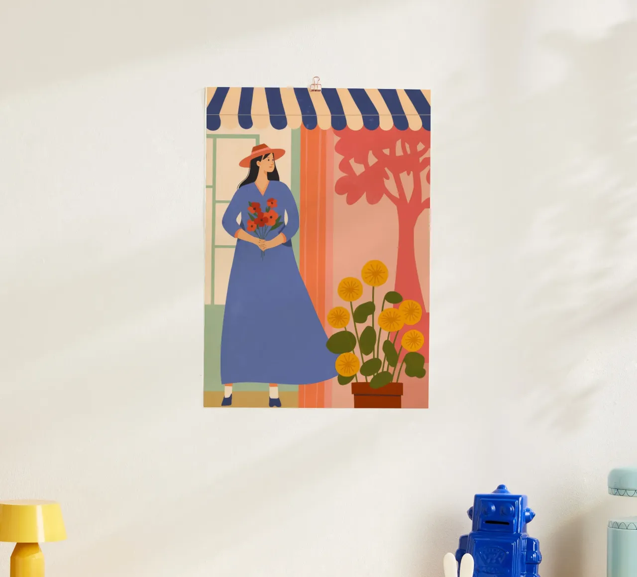 Besuch im Blumenladen Poster von Kamera Obskura