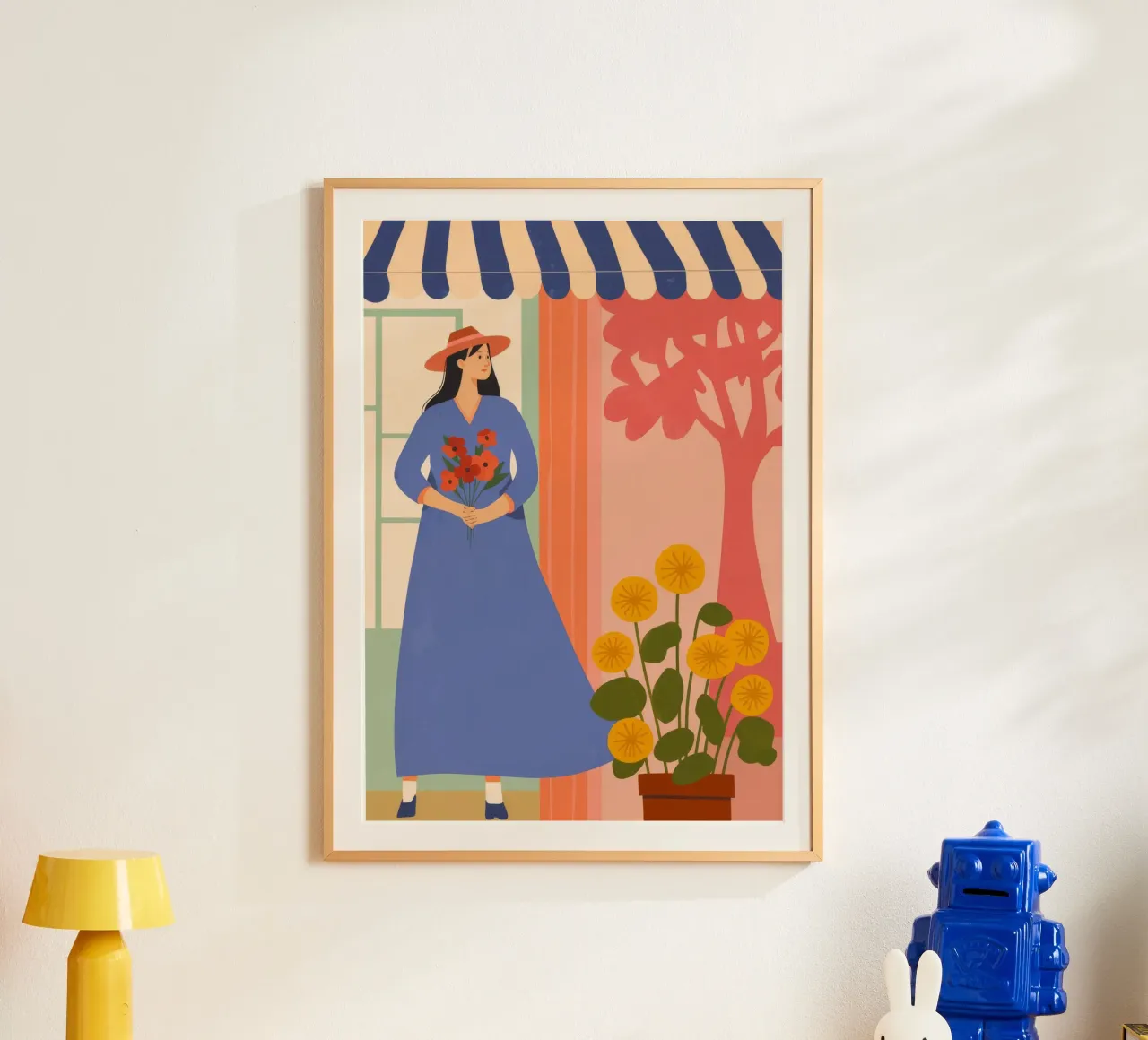 Besuch im Blumenladen Poster von Kamera Obskura