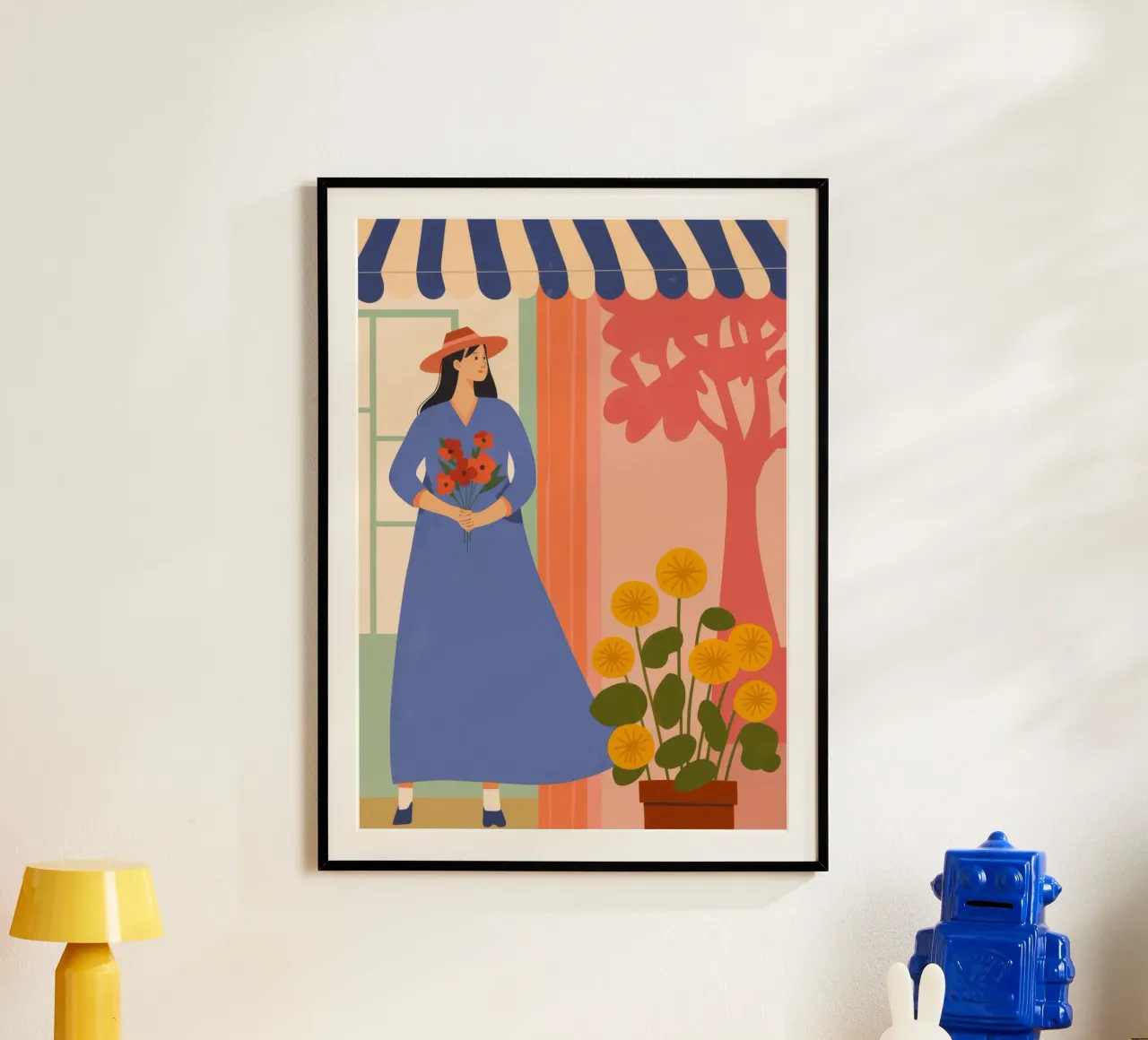 Besuch im Blumenladen Poster von Kamera Obskura