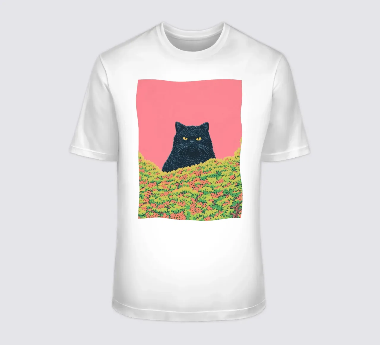 Grumpy Cat PinkPop Art: Divertente, audace e perfetto per gli amanti dei gatti t-shirt da Kaji
